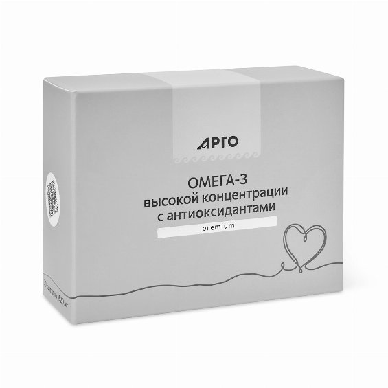 Омега-3 высокой концентрации с антиоксидантами, капсулы, 30 шт